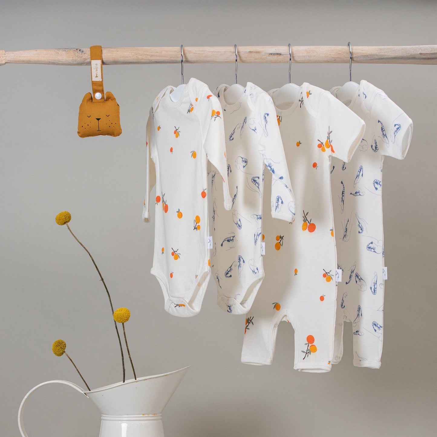 Ciconia Organics Clementine Bodysuit: 3-6M