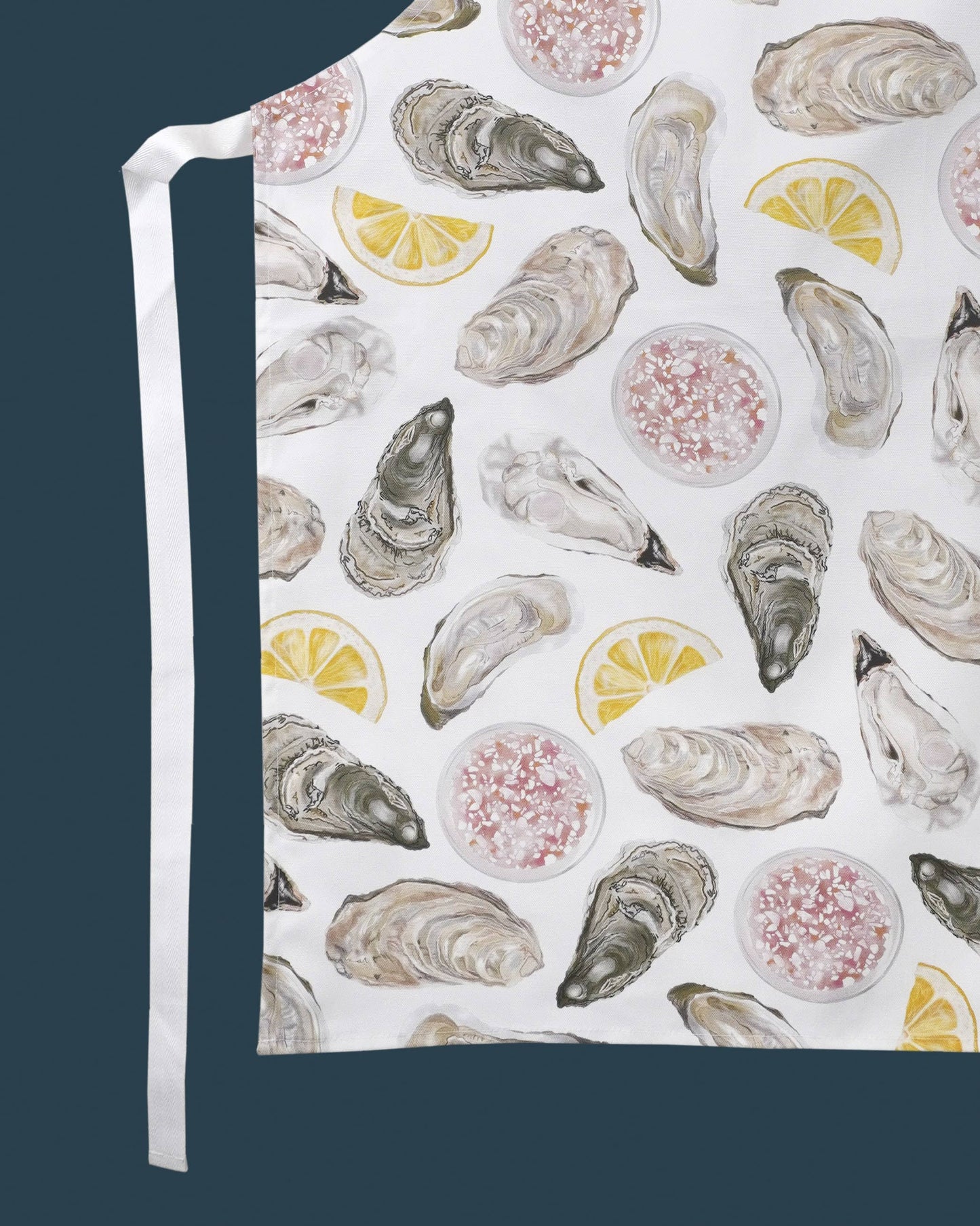 Oyster Apron - British Made - 100% Cotton - Seaside Apron