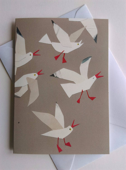 Esther Kent Design - Seagull Walk Card
