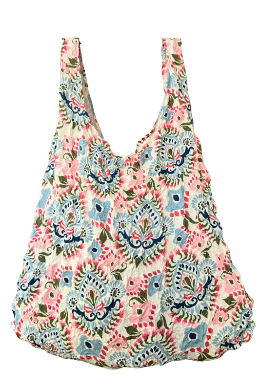 Tote Bag Eco Sustainable Floral Paisley