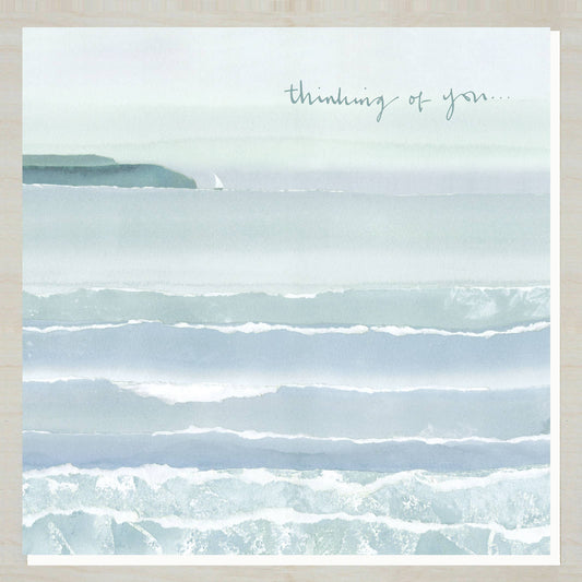 Windsock Press - Sympathy/Condolence/Thinking of You Card (distant sails)