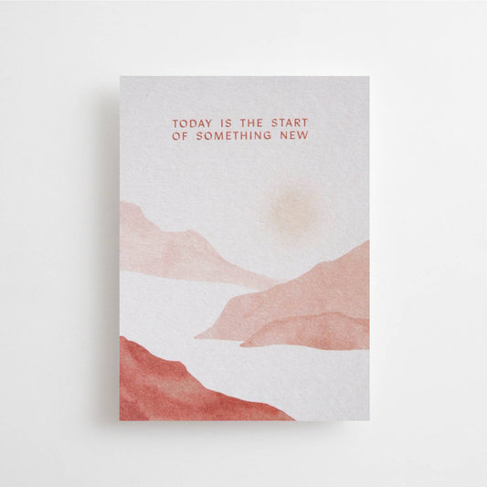 Anna Cosma - THE START OF SOMETHING NEW POSTCARD