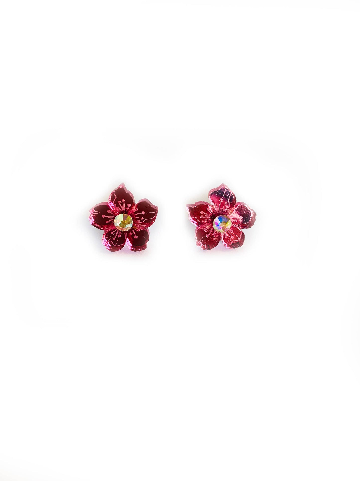 Rosie Rose Parker - Summer flower studs ladies flower studs summer jewellery uk