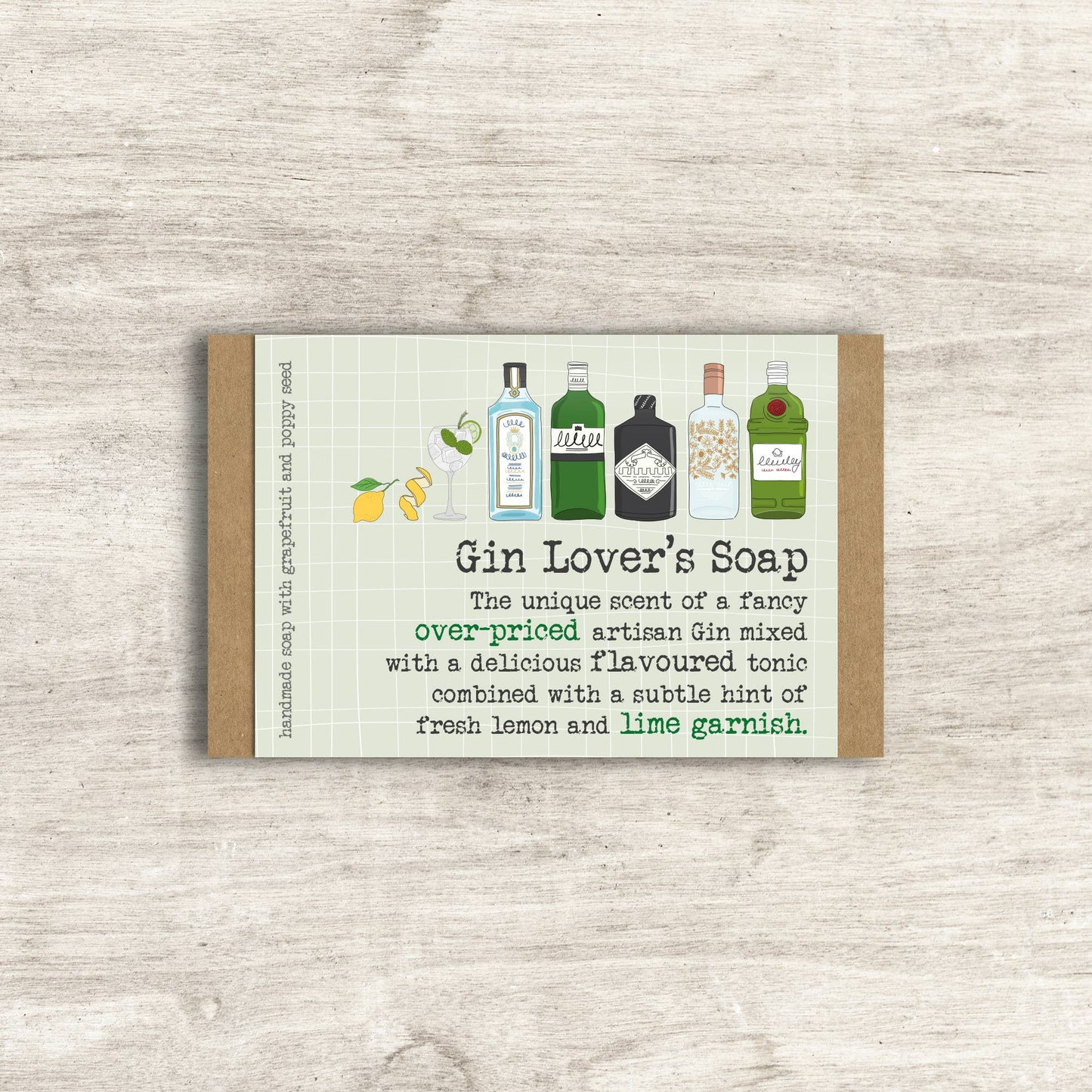 Dandelion Stationery - Gin Lover's Soap - Humorous Soap Gift
