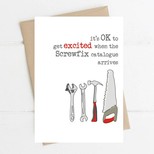 Dandelion Stationery - Screwfix Catalogue - Greetings Card
