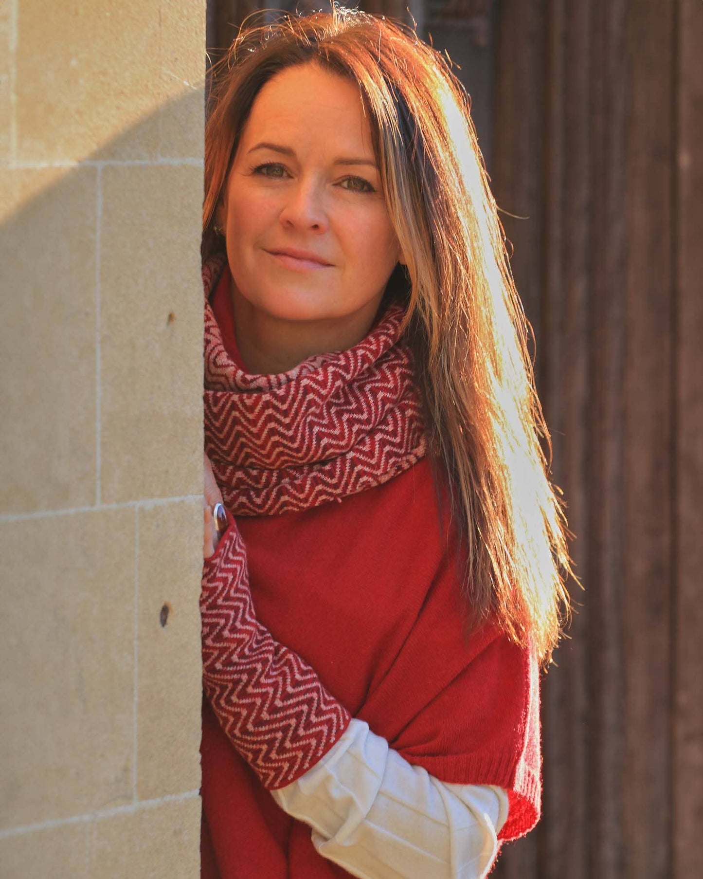 Cadenza Italy Ltd - Cashmere Blend Ripple Snood