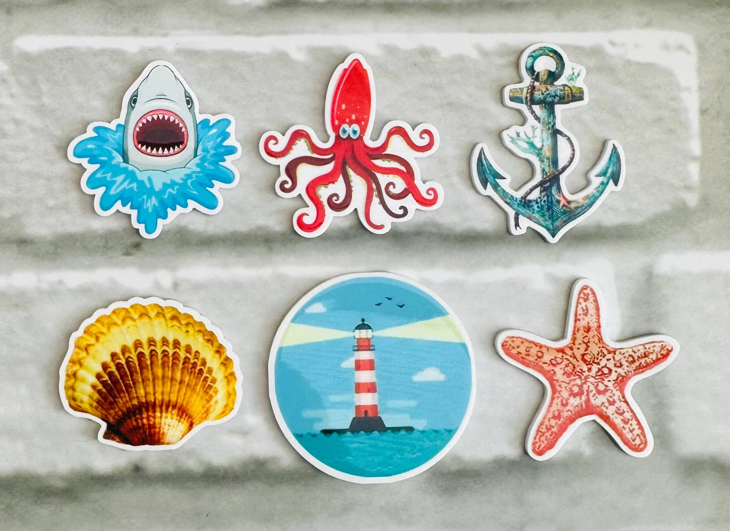 Jewells - Nautical Seaside resin fridge magnet
