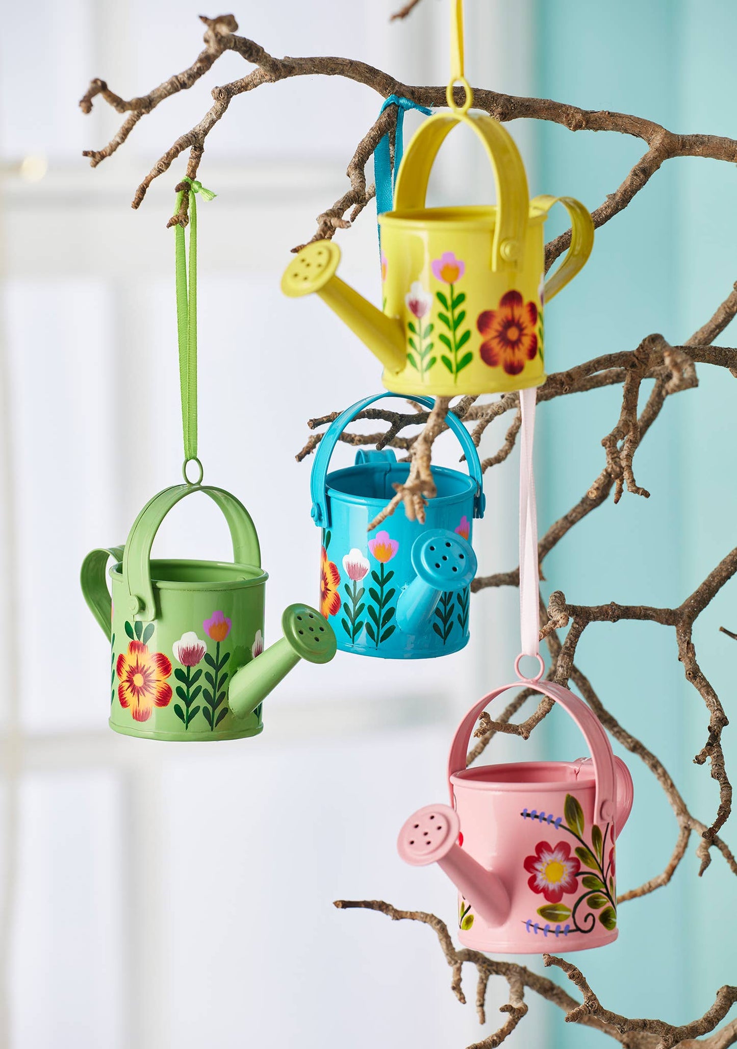 Namaste - Hand painted Mini Watering Can Decoration