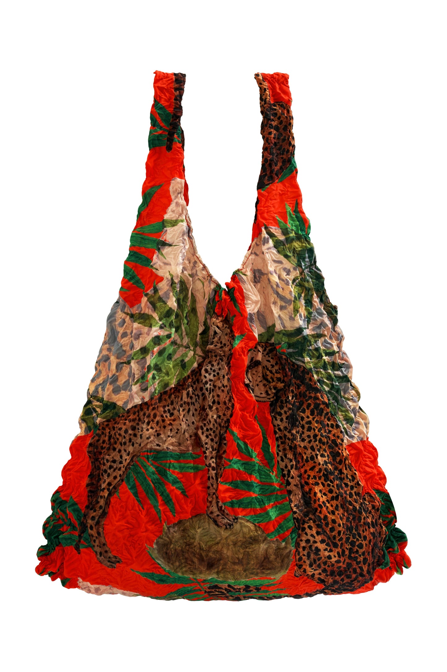 Tote Bag Eco Sustainable LEOPARD & PALM