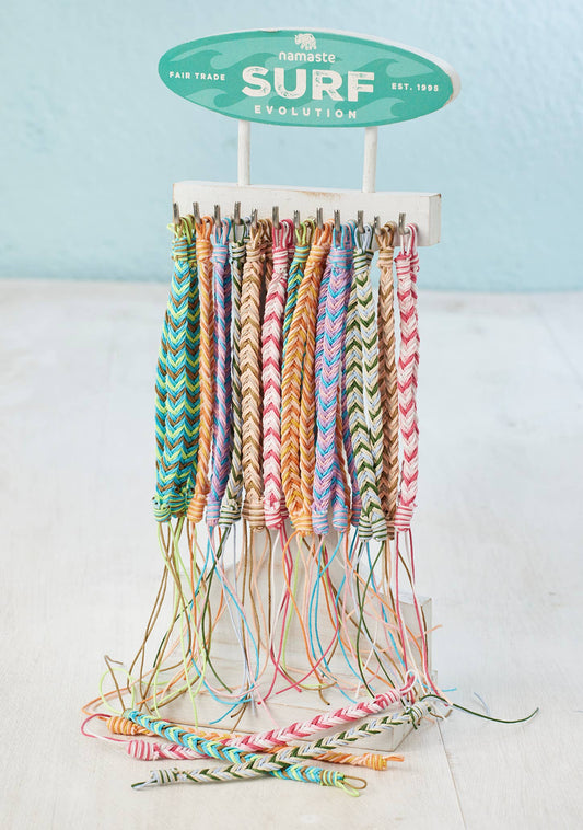 Namaste - Pastel Chevron Friendship Bracelet
