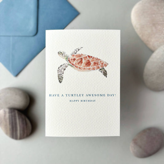 Honey & Incense - Turtley Awesome Birthday Card | Seas the Day