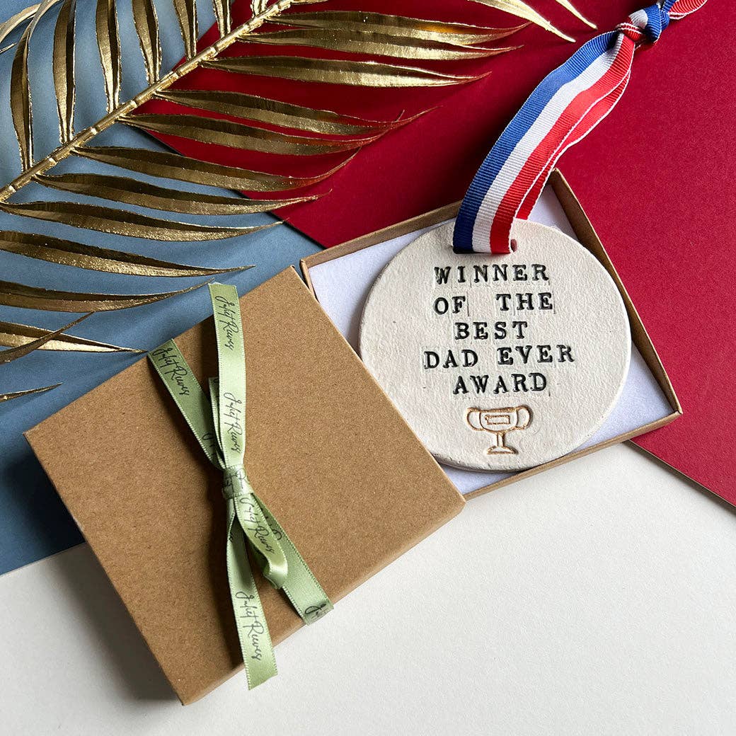 Best Dad Ever Award Medal