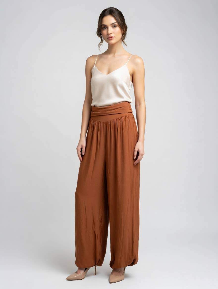 Sassy Silk Balloon Trouser