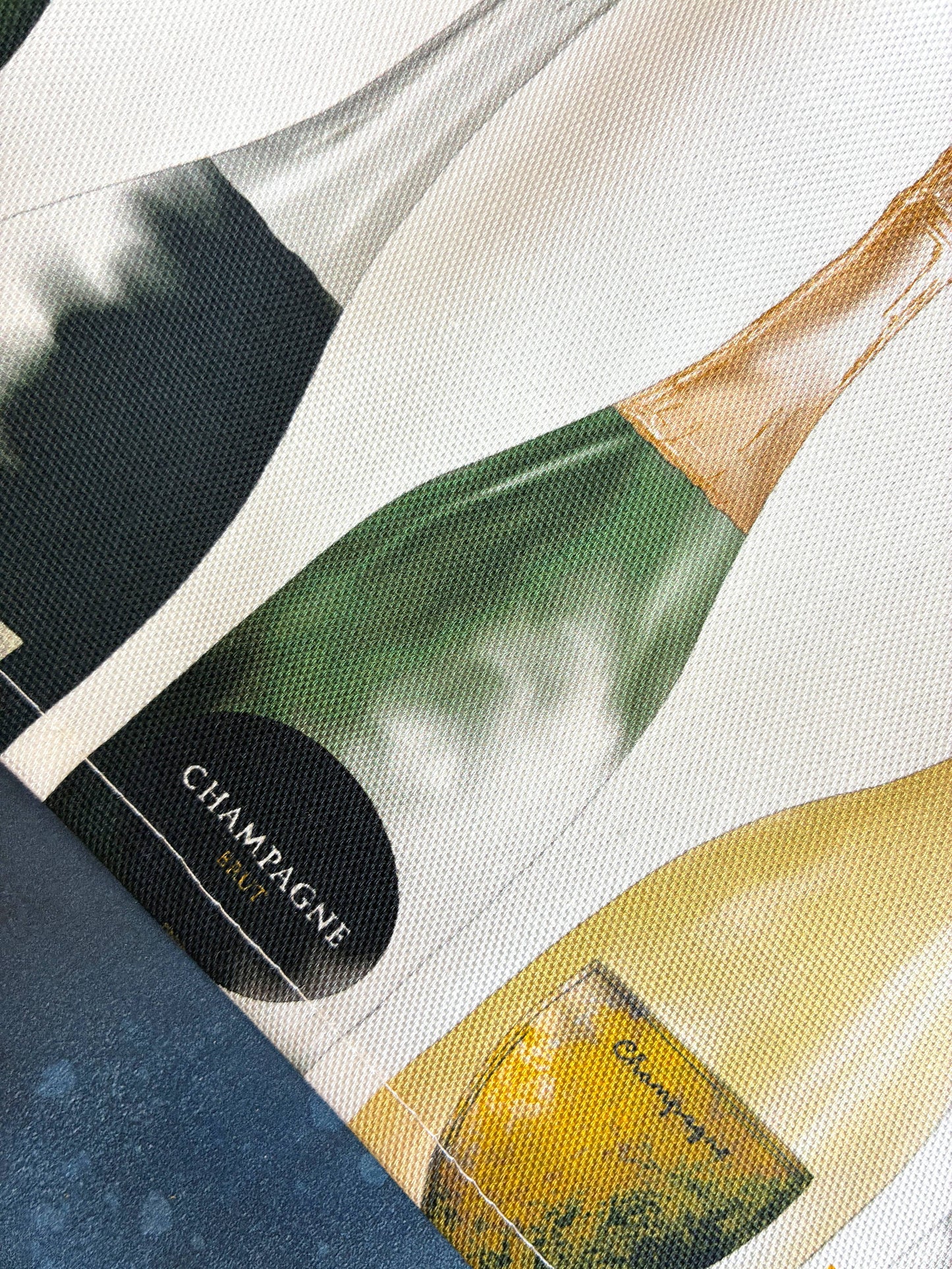 Champagne Tea Towel - 100% Cotton - Champagne Please