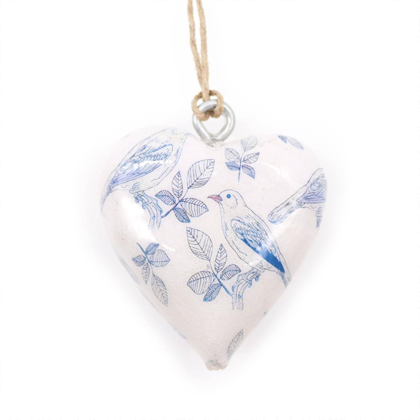 Decor Wood Hearts -  Blue Bird (24)