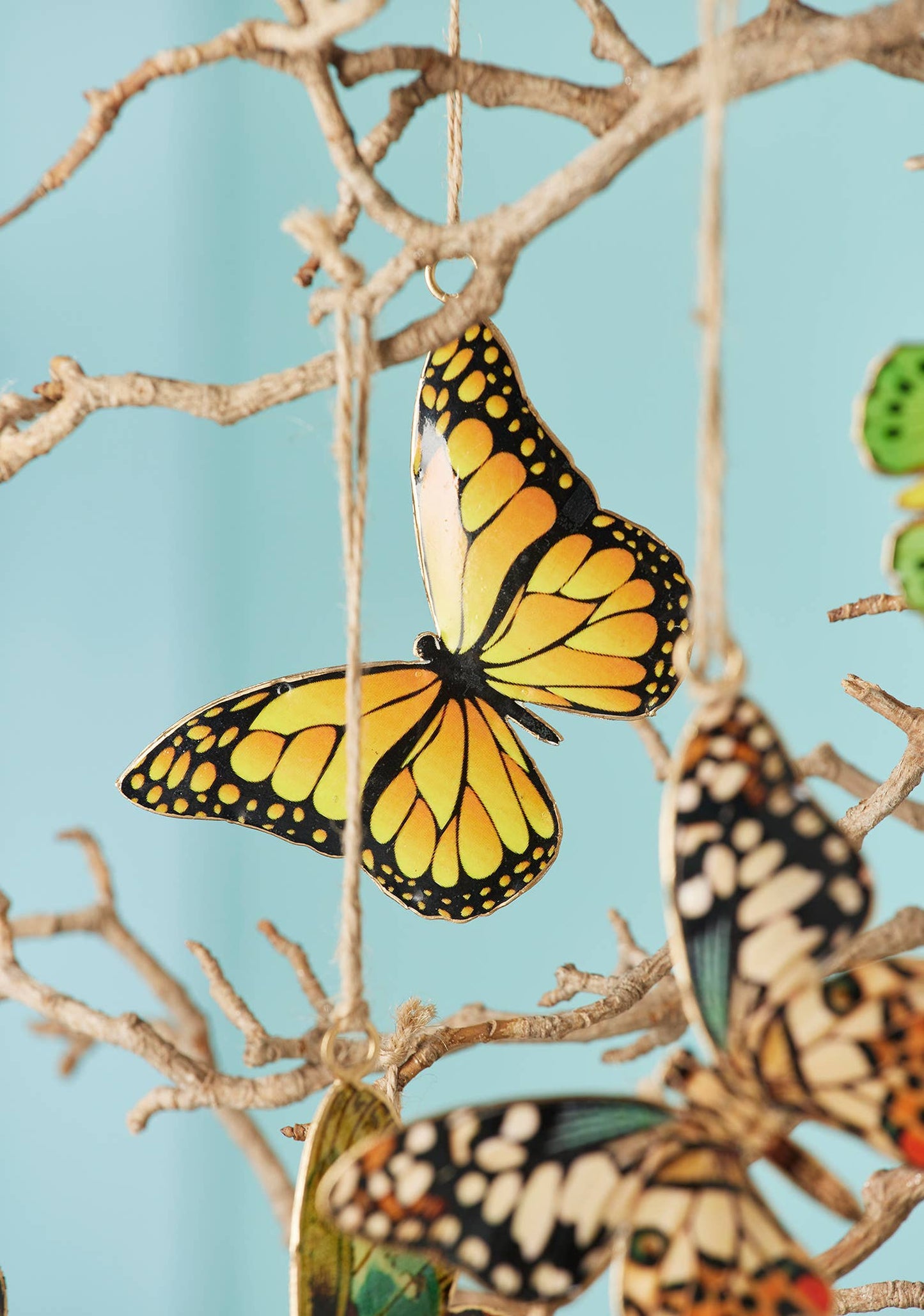 Namaste - Butterfly Metal Decoration
