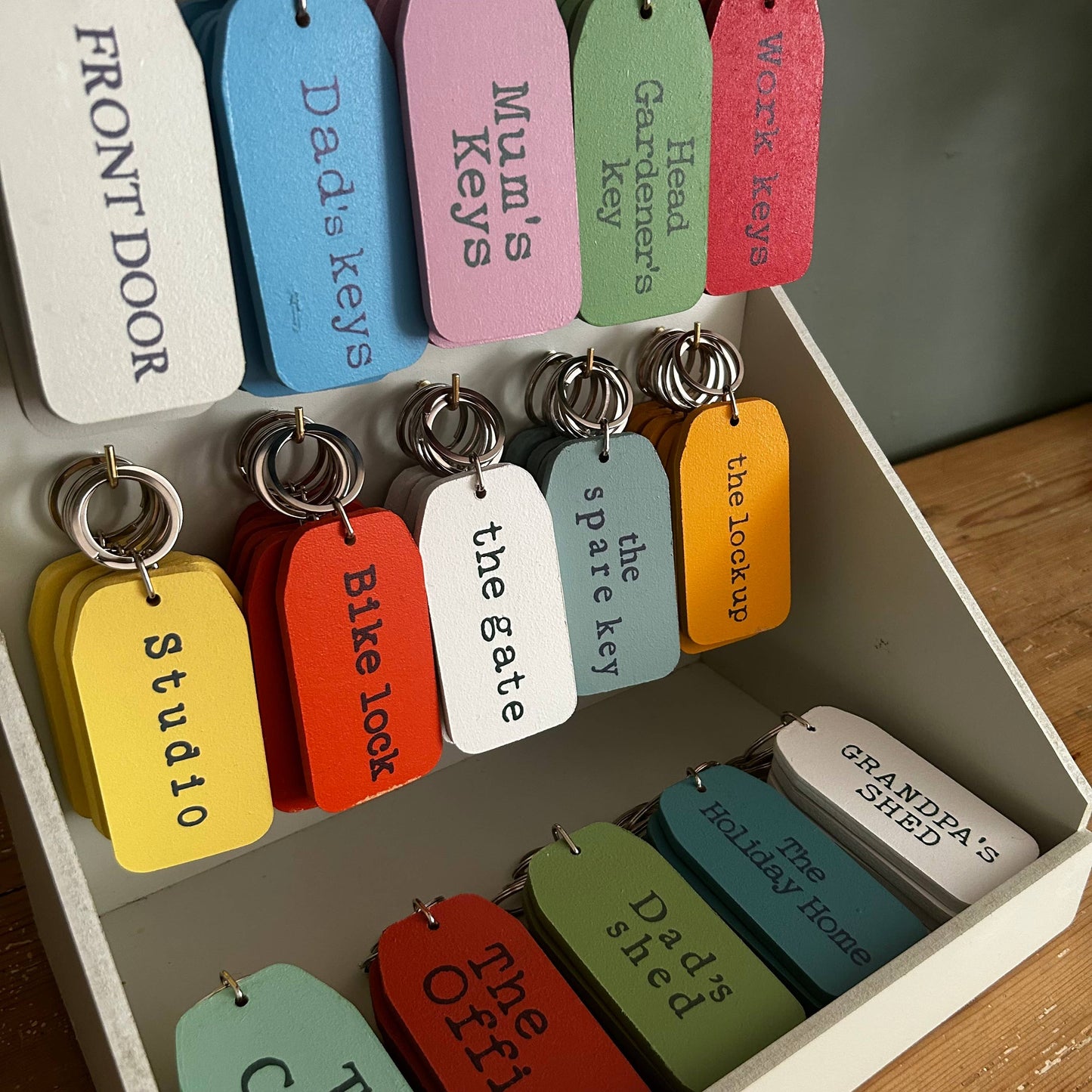 The Lodge - Wooden Key Tag