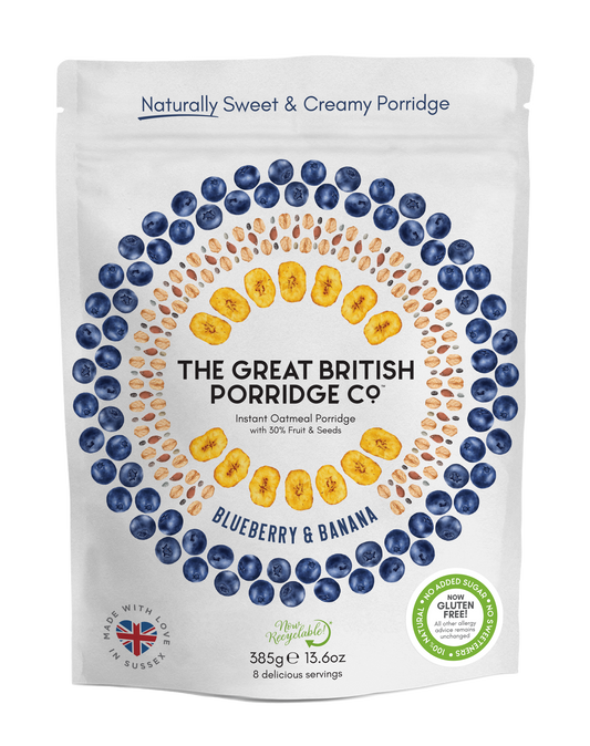Blueberry & Banana  385g Bag x 4
