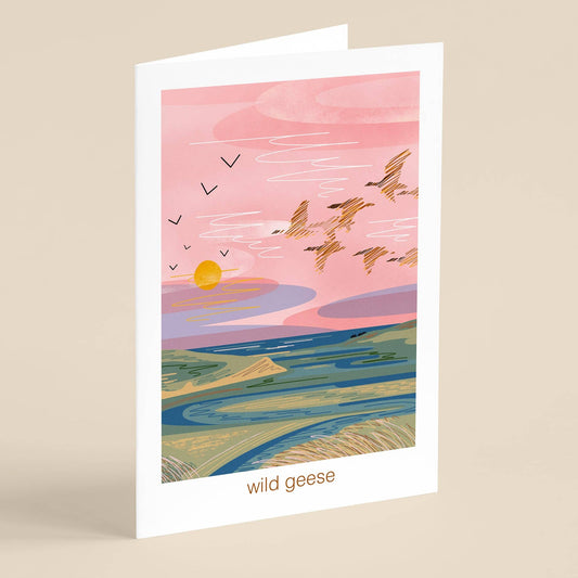 Onneke - Wild Geese Greeting Card