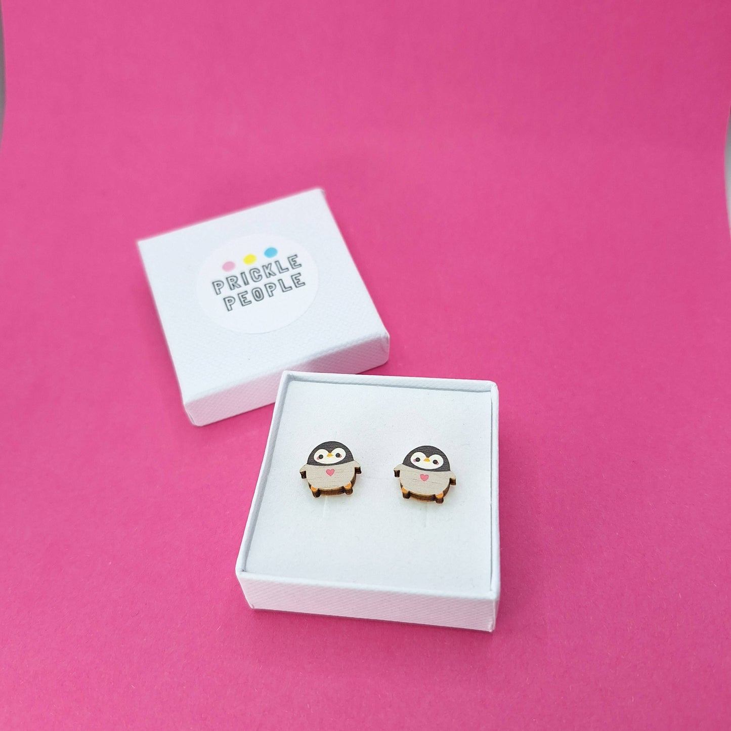 Penguin Stud Earrings