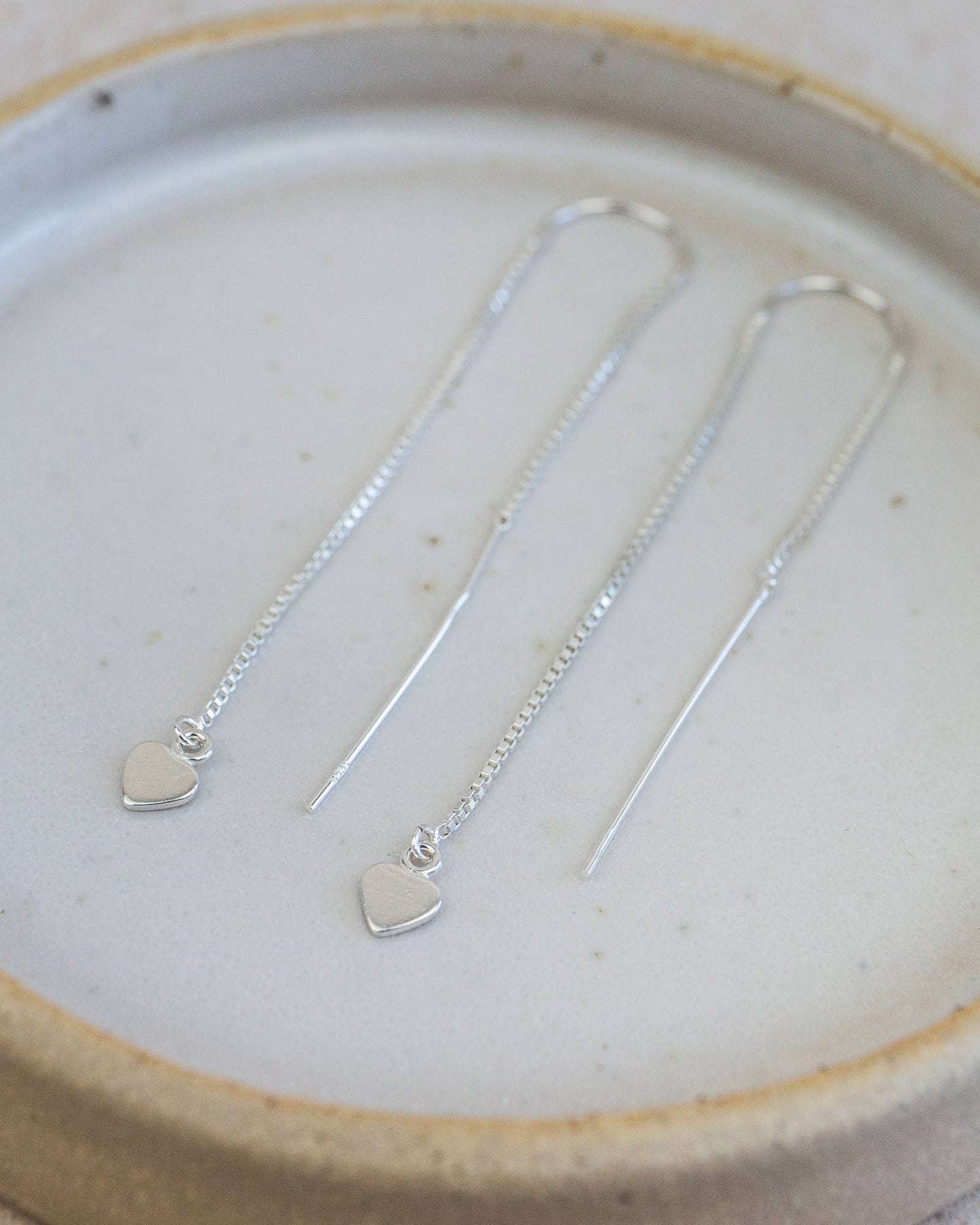 Lucy Kemp - Sterling Silver Threader Earrings With Charms