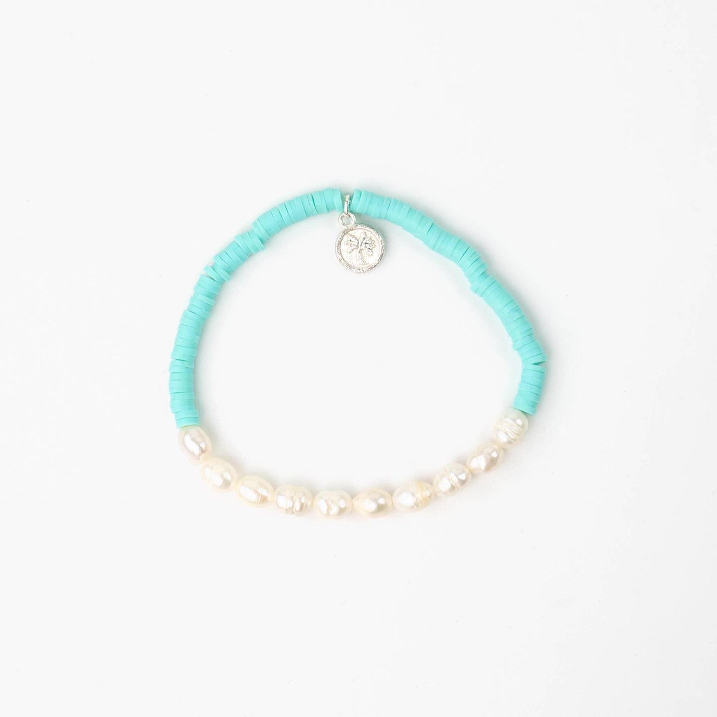 Pineapple Island -  Trawangan Stretch Beaded Bracelet, by Pineapple Island: Blue