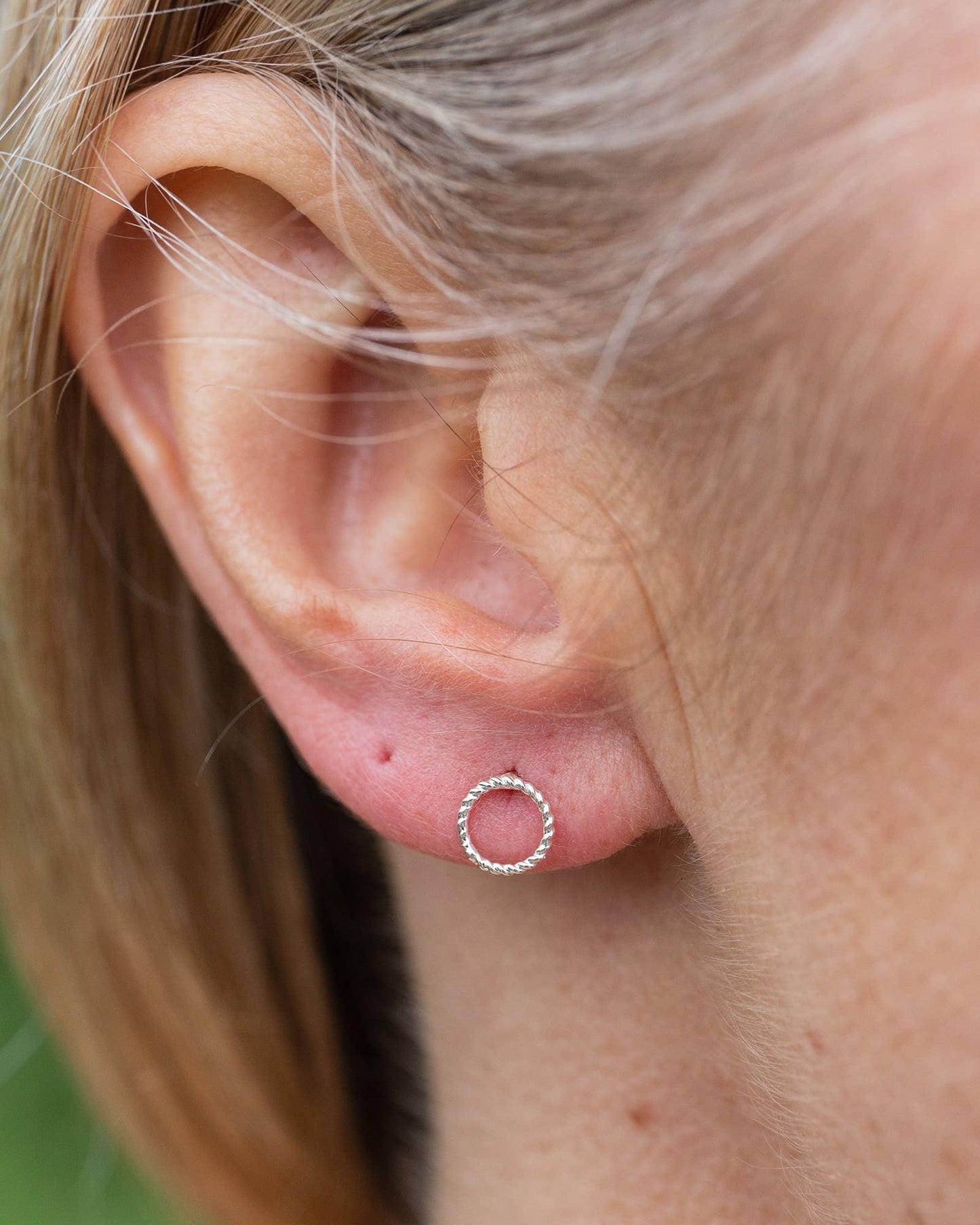 Lucy Kemp Jewellery - Sterling Silver Mini Twisty Studs