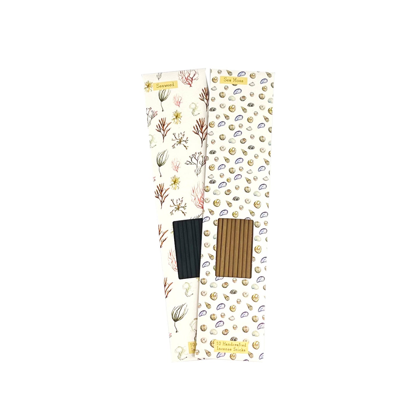 Heaven Scent Incense Ltd - 10 Seaweed Incense Sticks in an Illustrated Pack