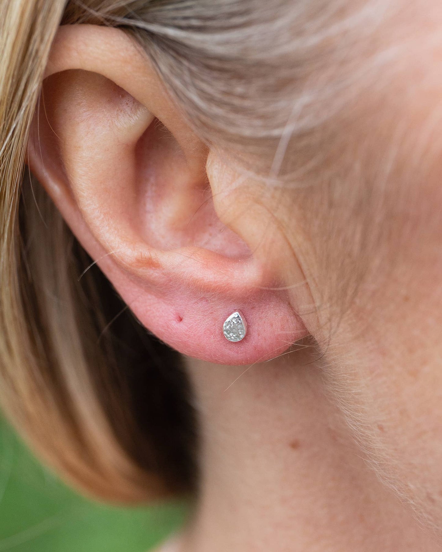 Lucy Kemp Jewellery - Sterling Silver Mini Teardrop Studs