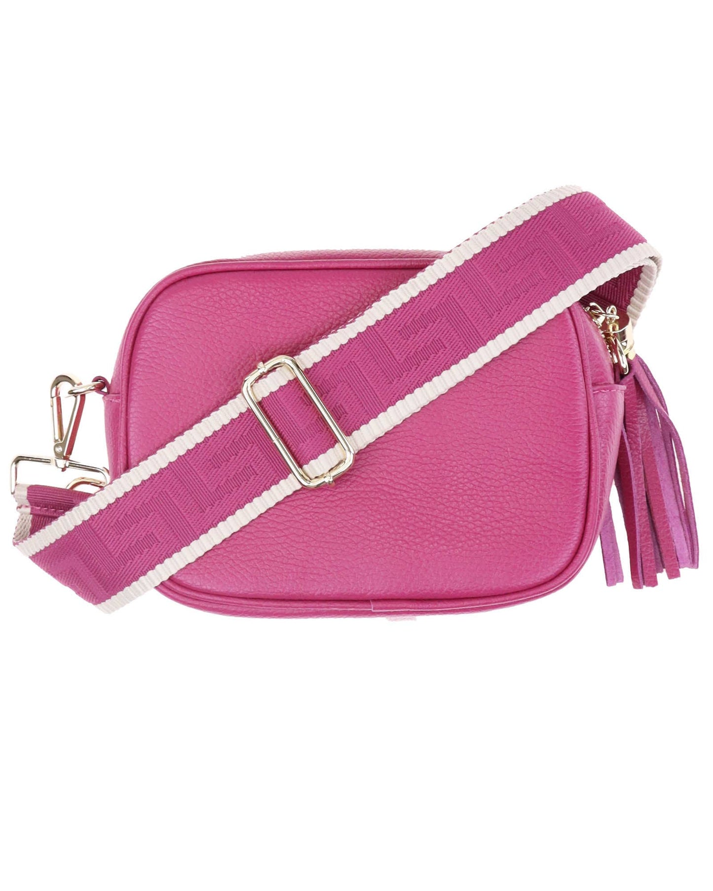 Cadenza Italy Ltd -  - Tassle Crossbody Leather Camera Bag