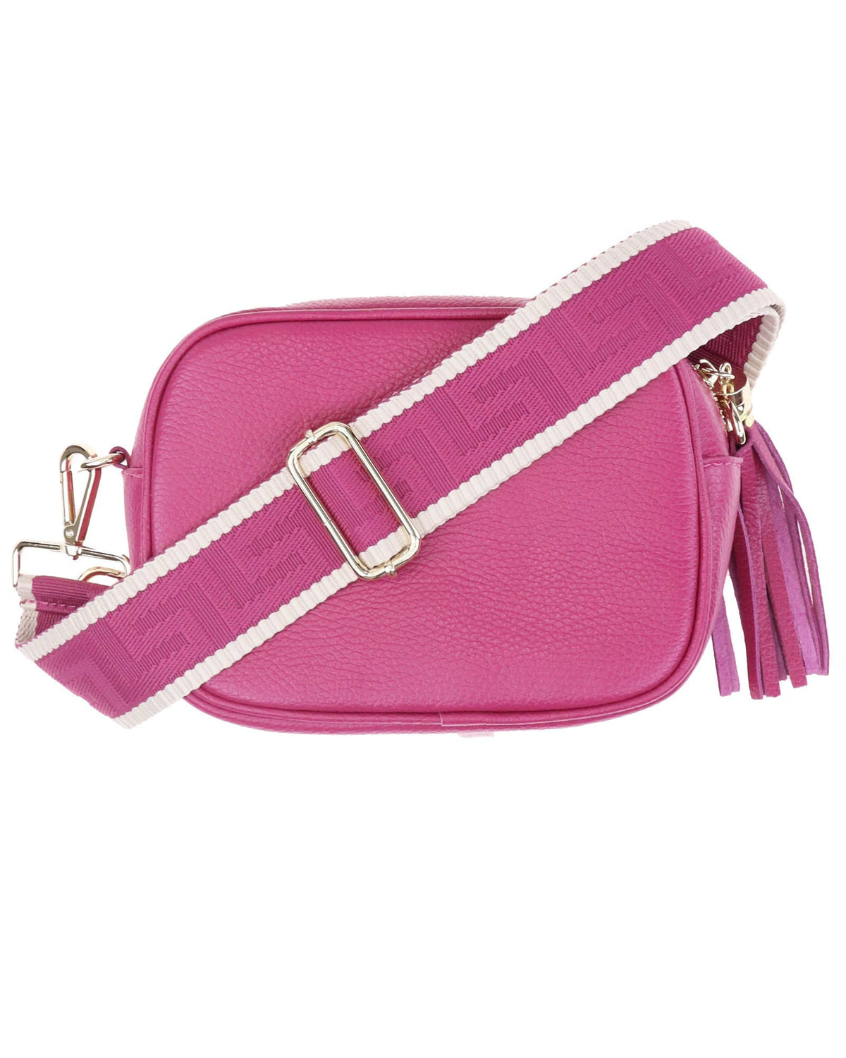 Cadenza Italy Ltd -  Crossbody Leather Camera Bag: Burnt Orange