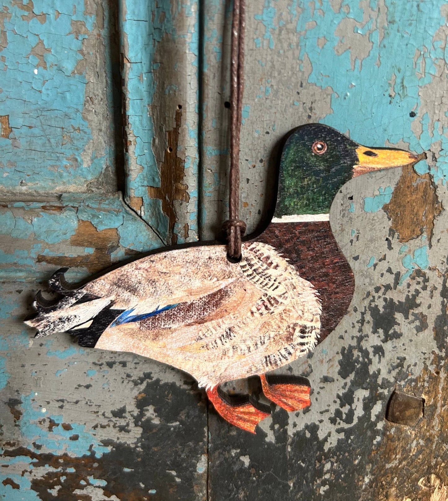 Clare O’Neill Artworks - Mallard birch plywood decoration 
