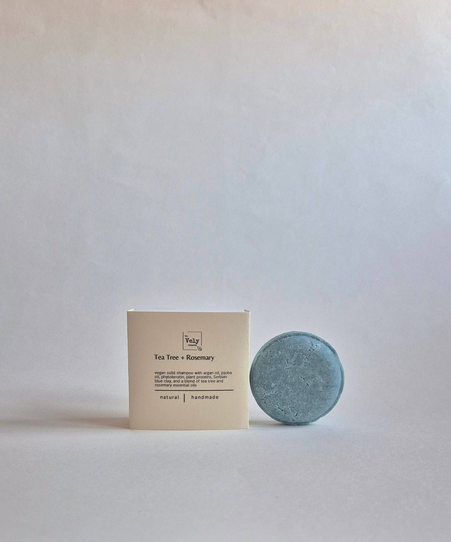 The Vely Soapery - Vegan Solid Shampoo Bar with Argan Oil and Rosemary