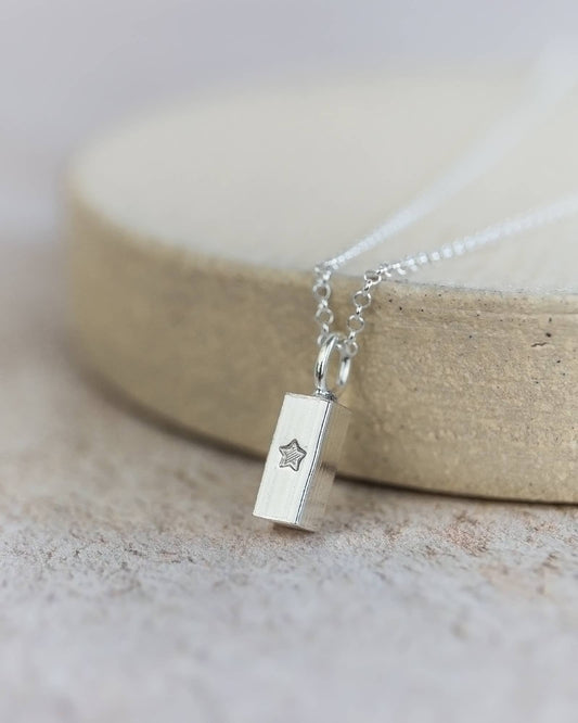 Lucy Kemp - Sterling Silver Ingot Pendant - Small
