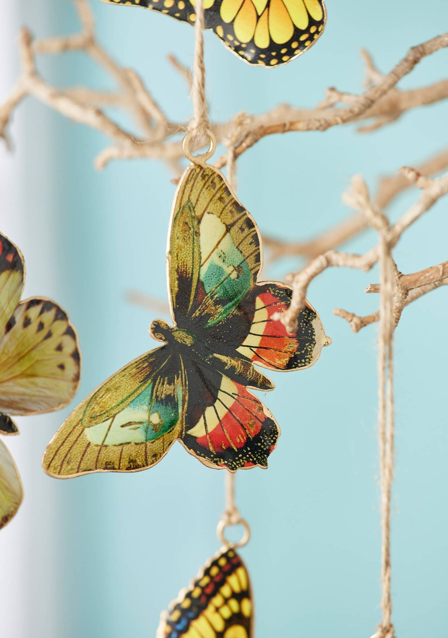 Namaste - Butterfly Metal Decoration