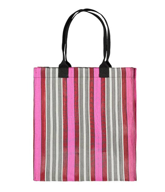 British Colour Standard - Eco Woven Market Shopper in Neyron, Guardsman and Pearl
