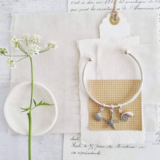 Zamsoe - Seaside Silver Plated Charm Bracelet