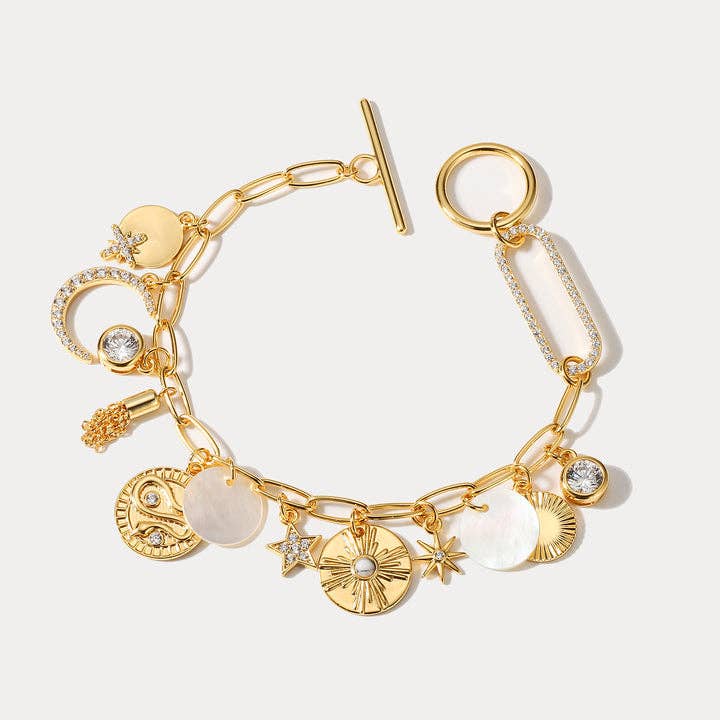 Verdivine - Moon and Star Bracelet