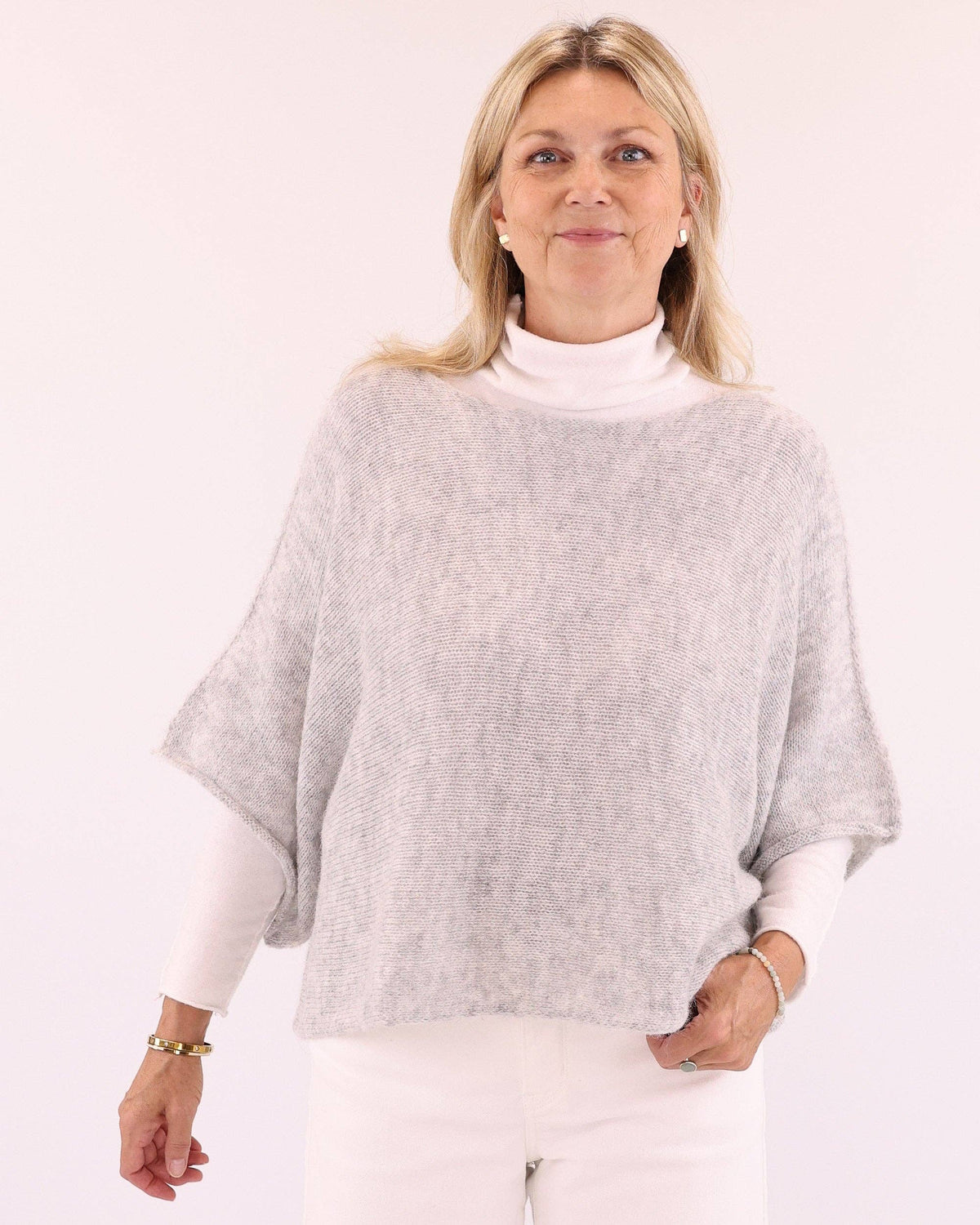 Cadenza Italy Ltd - Alpaca Blend Short Tunic Top