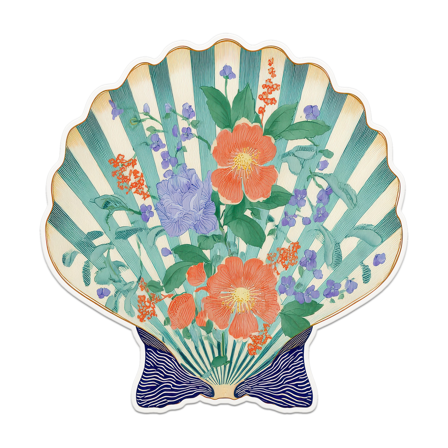 Shells Seaside Coastal Postcards Stationery Notecards