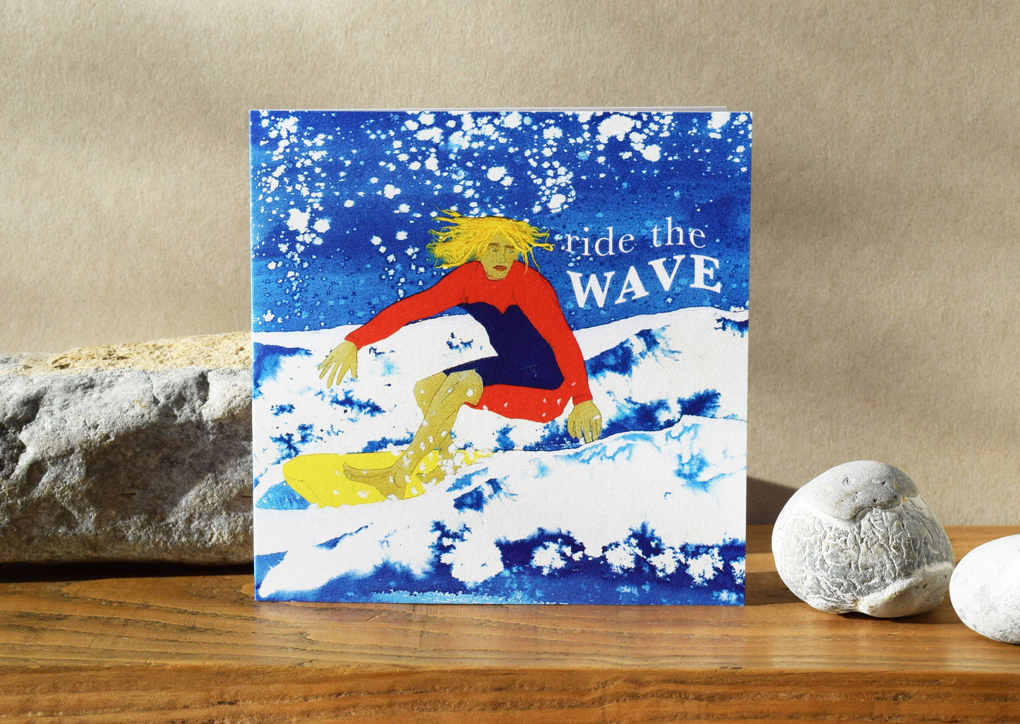 Windsock Press - Ride the wave card