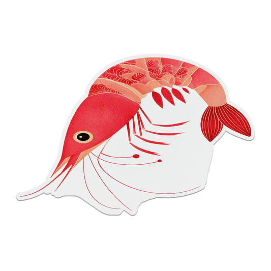 Shrimp Prawn Seaside Coastal Postcards Stationery Notecard