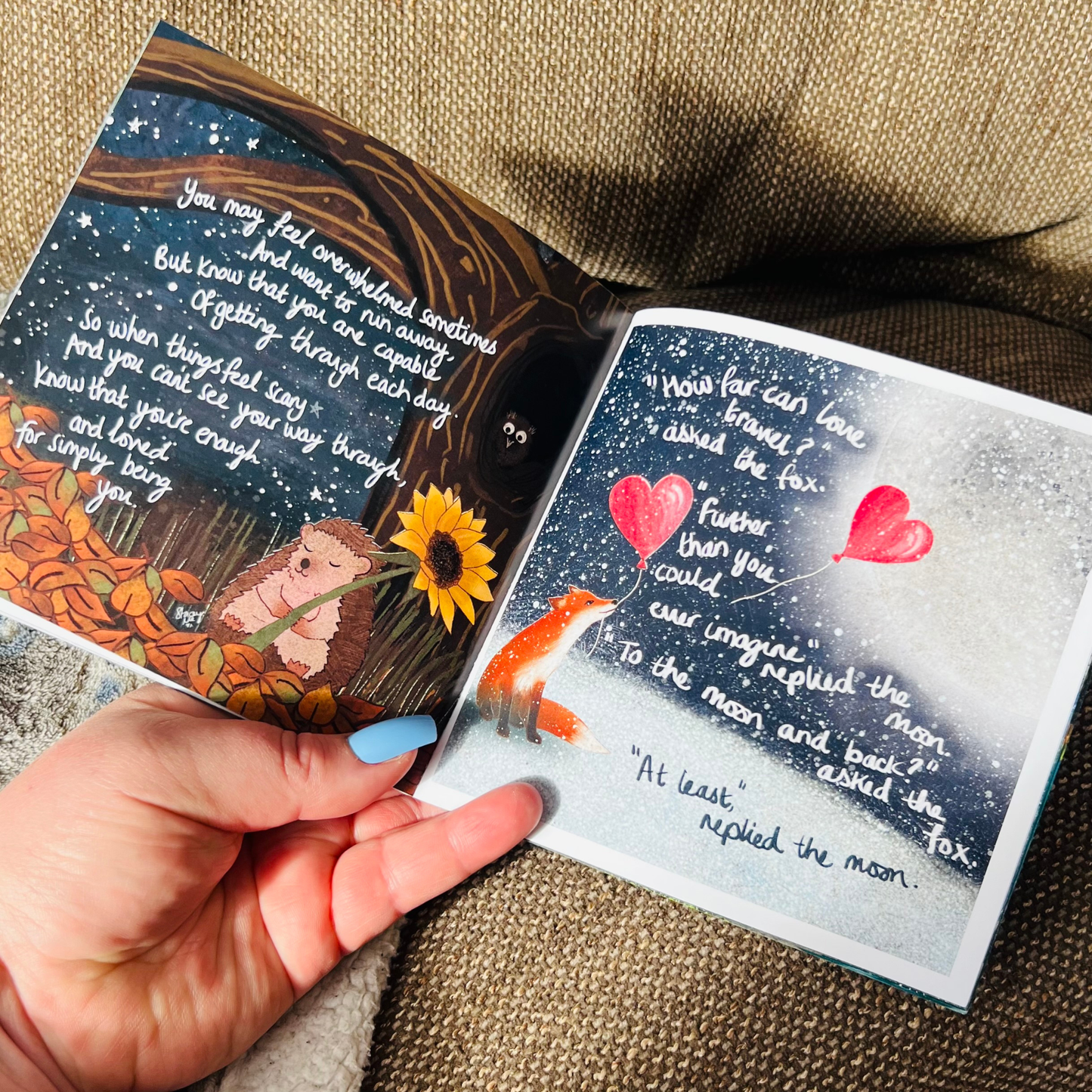 Fox under the Moon - Hug In A Book mini book