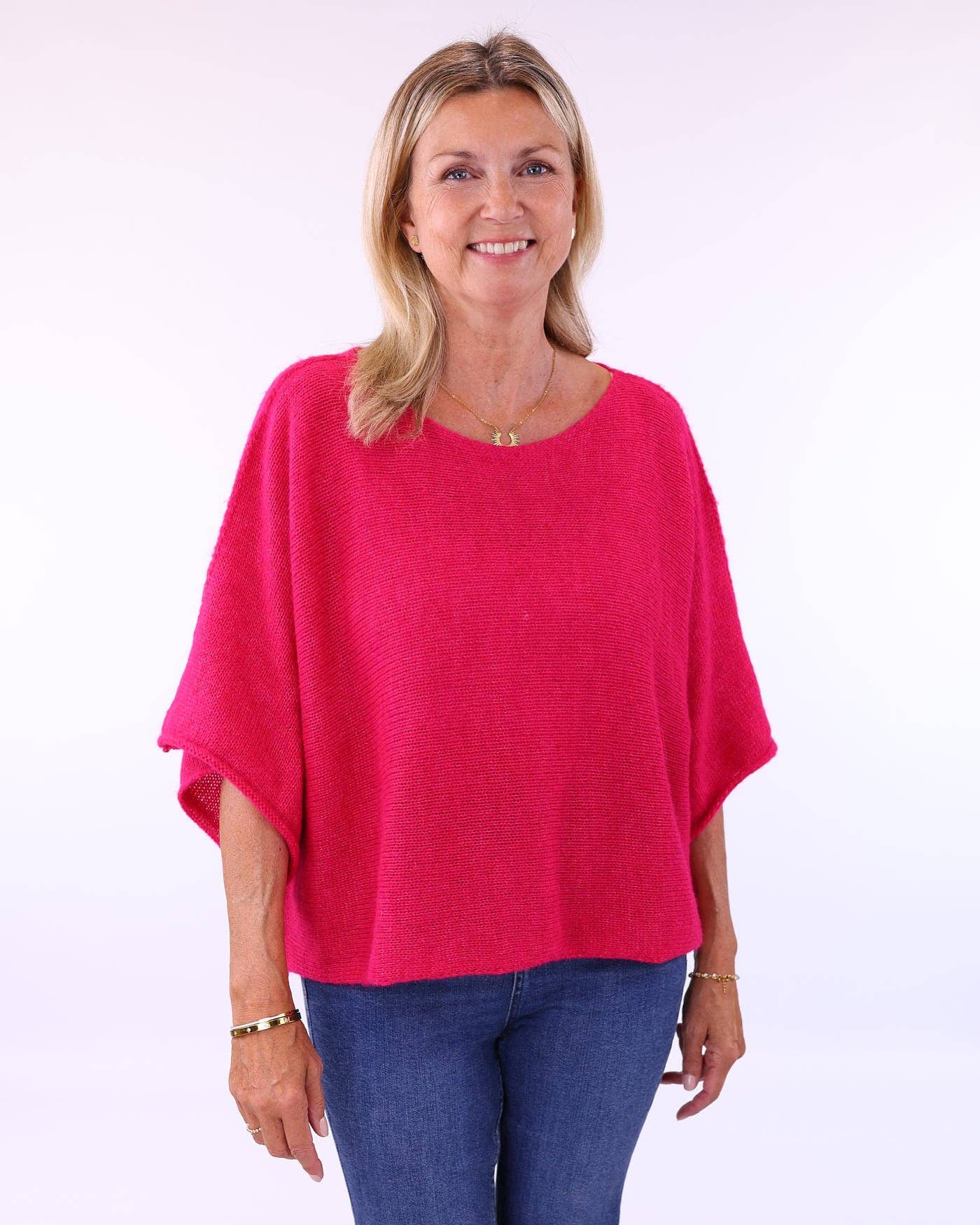 Cadenza - Alpaca Blend Short Tunic Top