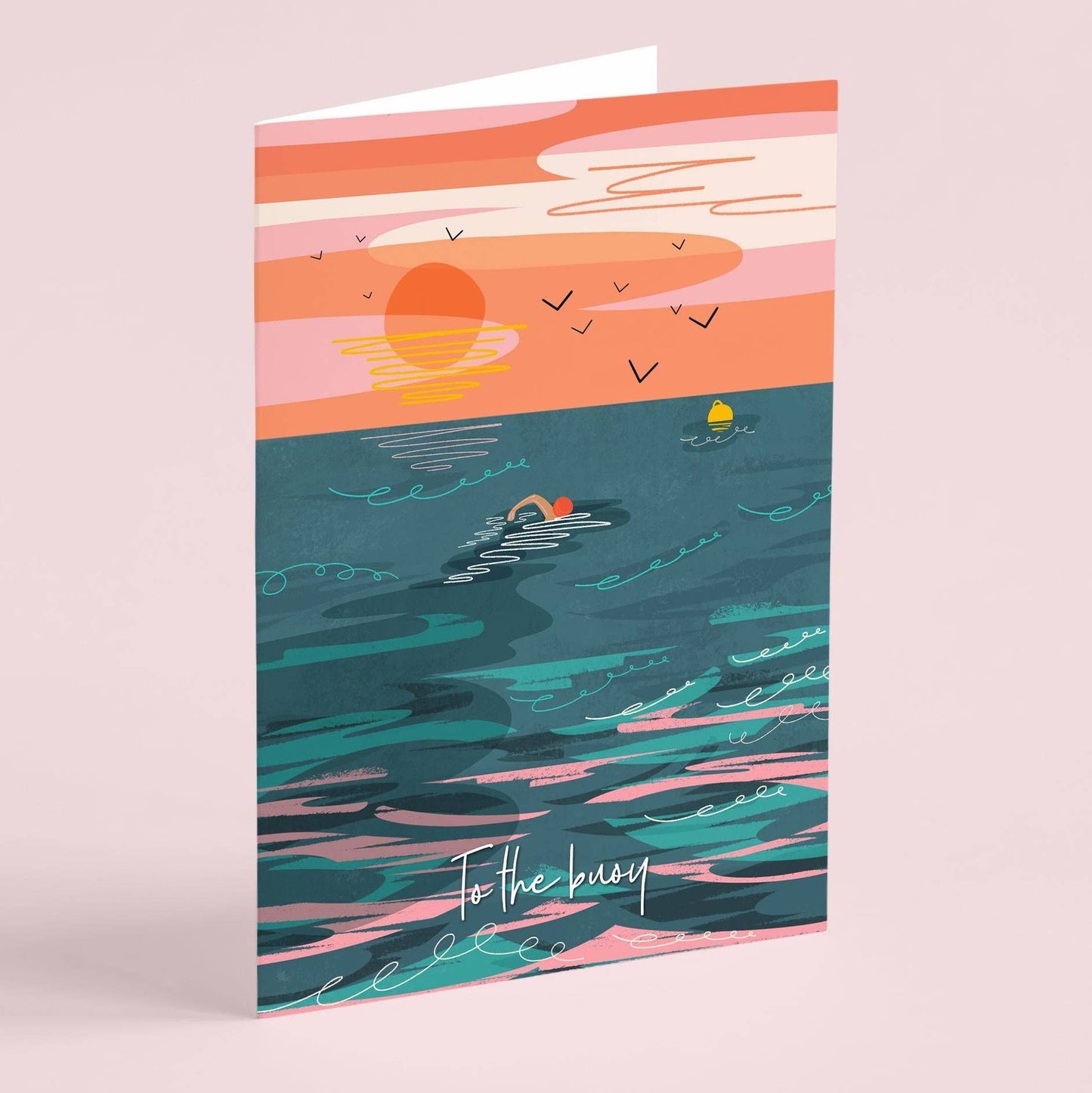 To the Buoy greeting card