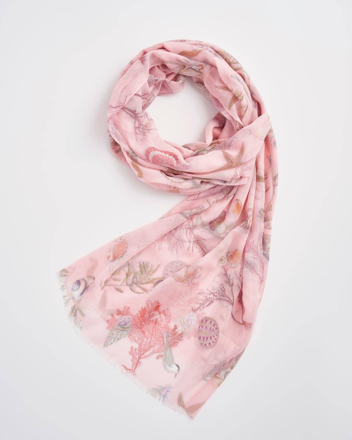 FABLE Whispering Sands Lotus Pink Lightweight Scarf