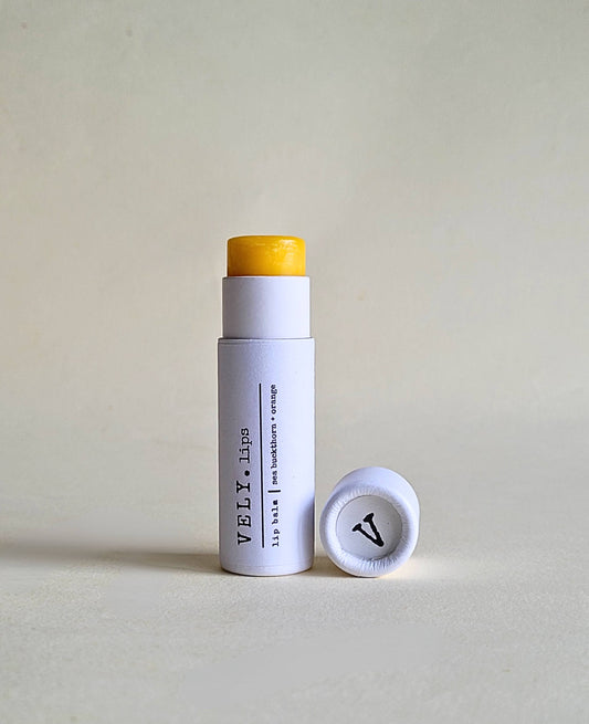 The Vely Soapery - Sea Buckthorn and Orange Natural Vegan Lip Balm