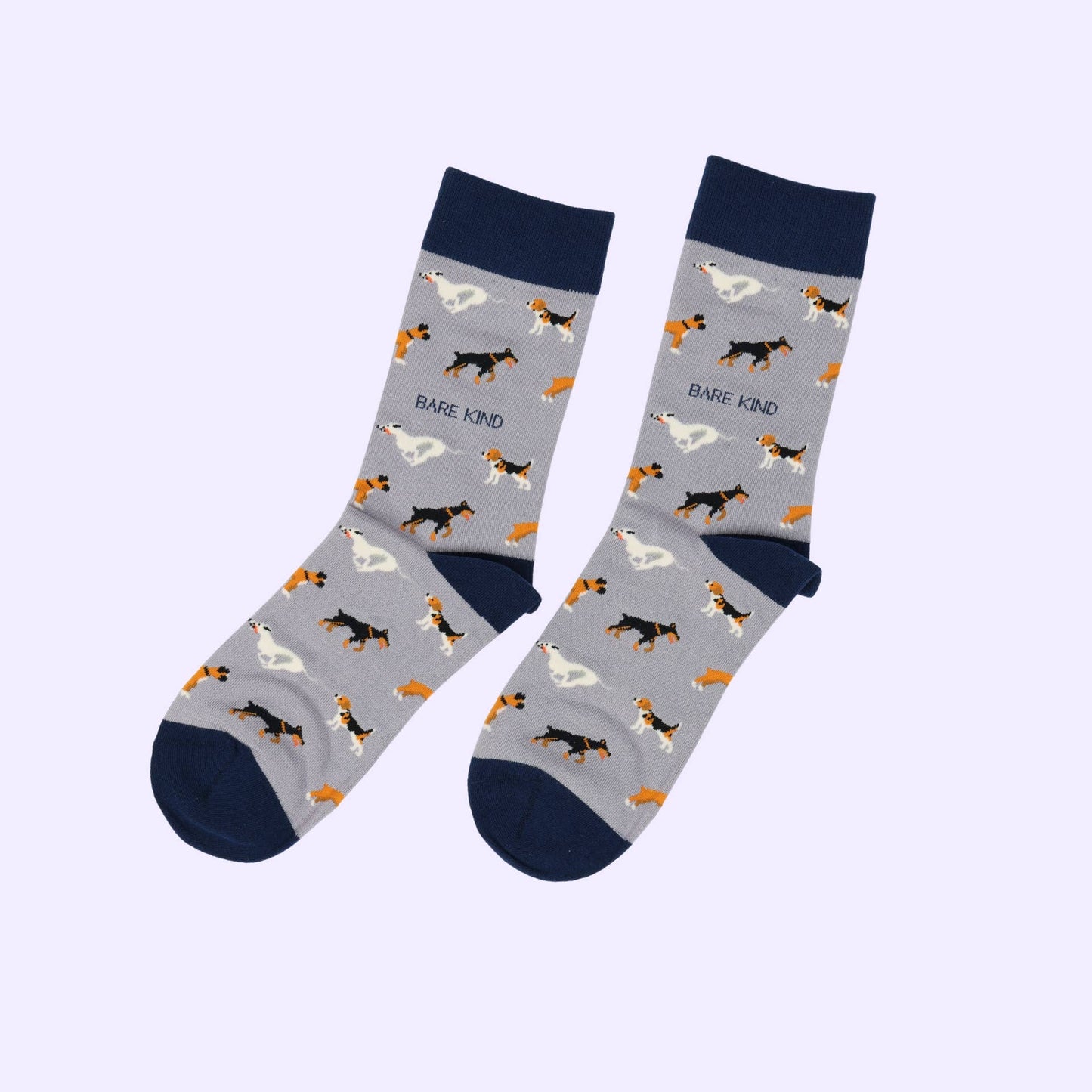 Bare Kind - Purple Dog Socks
