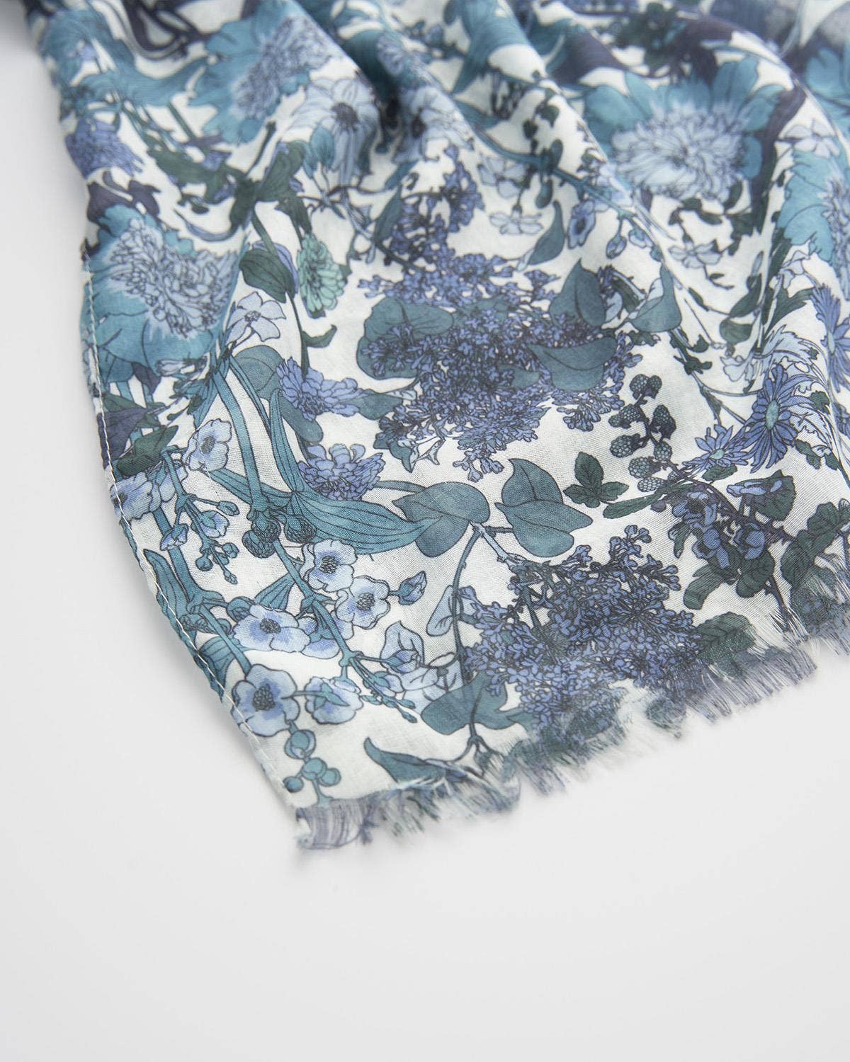 FABLE Deco Blooms Blue Lightweight Scarf