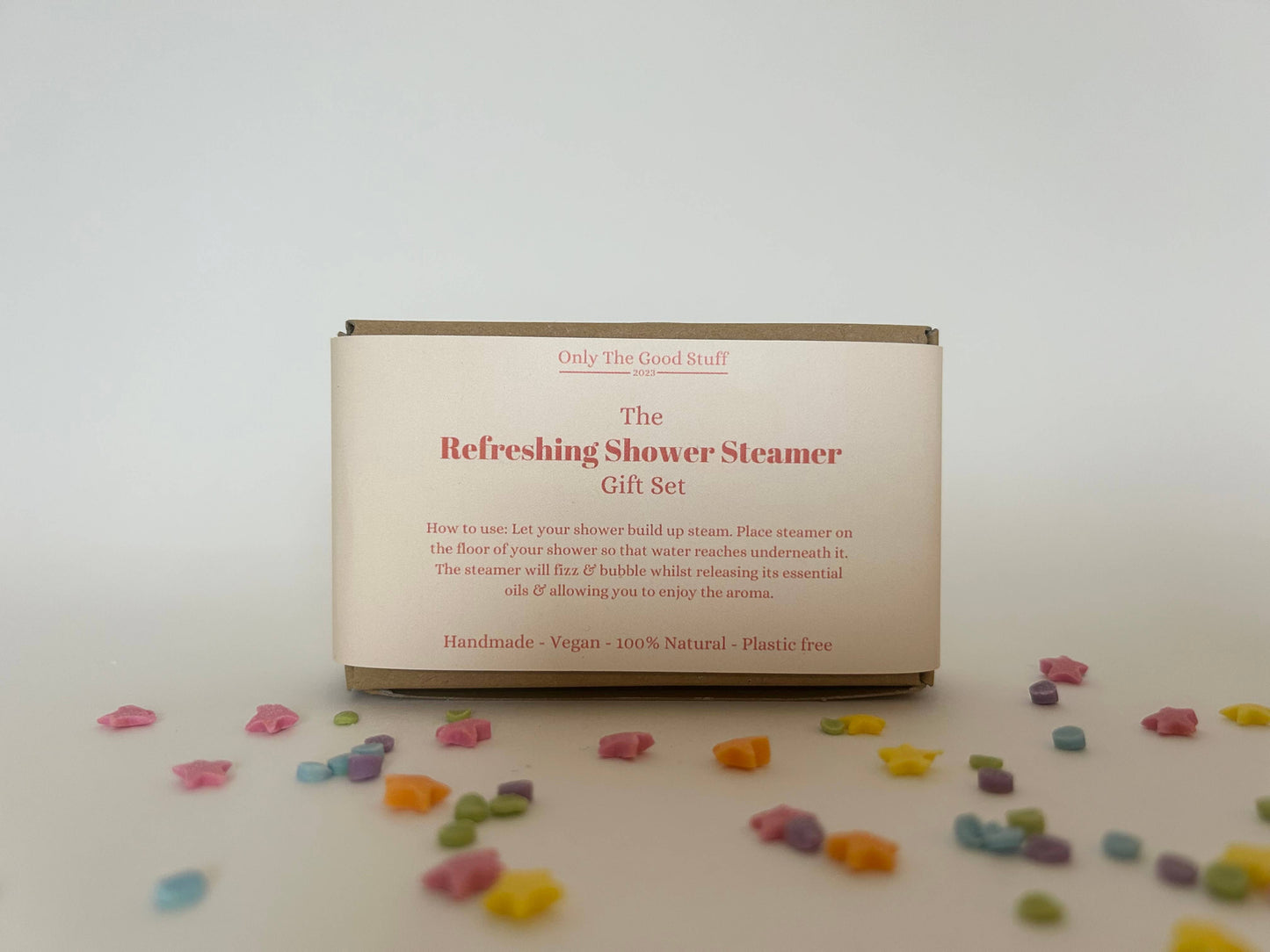 Only The Good Stuff - Two Piece Mini Shower Steamer Gift Set- Refreshing: Happy Birthday